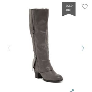 Fergalicious Grey Knee High Boots